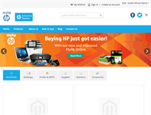 Tablet Screenshot of myhp.co.za